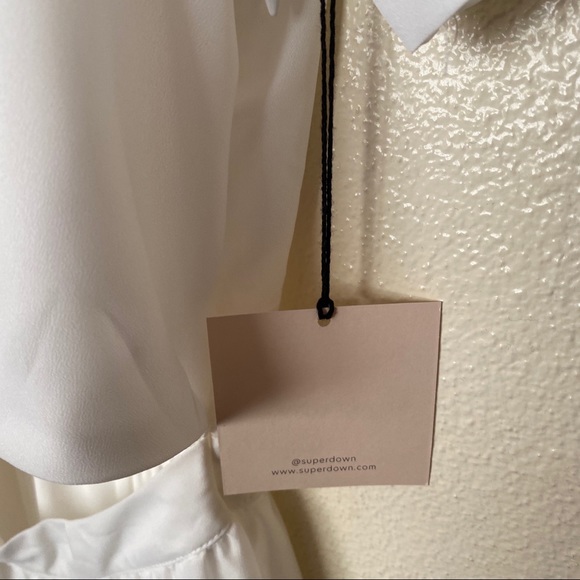 NWT Superdown• Revolve Joya Tie Front Romper - Picture 4 of 6